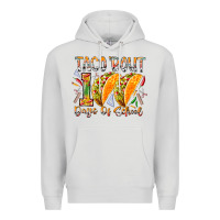 Dove Grey taco bout 100 days of school Premium Hoodie - RacoonDesign