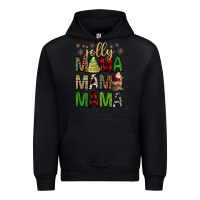 Black jolly mama mama mama Urban Hoodie - FaDigitalArtStudio