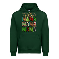 Foreset Green jolly mama mama mama Urban Hoodie - FaDigitalArtStudio