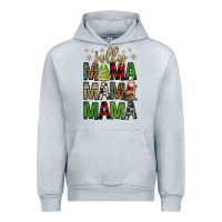 Heather Grey jolly mama mama mama Urban Hoodie - FaDigitalArtStudio