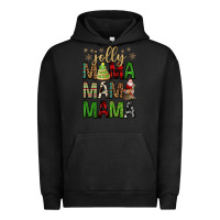 Pigment Black jolly mama mama mama Urban Hoodie - FaDigitalArtStudio