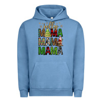 Pigment Pebble Blue jolly mama mama mama Urban Hoodie - FaDigitalArtStudio