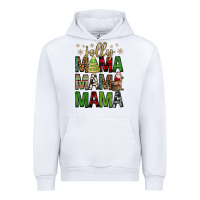 White jolly mama mama mama Urban Hoodie - FaDigitalArtStudio