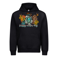 Black happy easter egg western Urban Hoodie - RacoonDesign