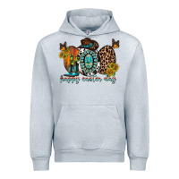 Heather Grey happy easter egg western Urban Hoodie - RacoonDesign