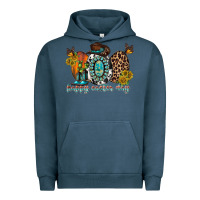 Pigment Midnight Navy happy easter egg western Urban Hoodie - RacoonDesign