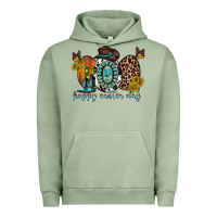Happy Easter Egg Western Urban Hoodie | Teevron