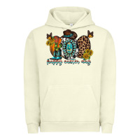 Pigment Pistachio happy easter egg western Urban Hoodie - RacoonDesign