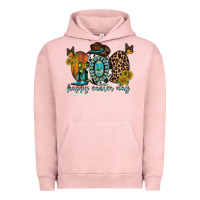 Pigment Salmon happy easter egg western Urban Hoodie - RacoonDesign