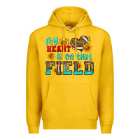 Lemon my heart is on that field american football Premium Hoodie - HRA Design Shop