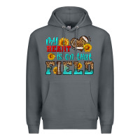 Rock my heart is on that field american football Premium Hoodie - HRA Design Shop