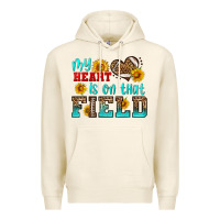 Tofu my heart is on that field american football Premium Hoodie - HRA Design Shop