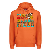 Carrot my heart is on that field american football Premium Hoodie - HRA Design Shop