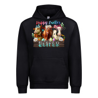 Black happy easter heifer Urban Hoodie - RacoonDesign