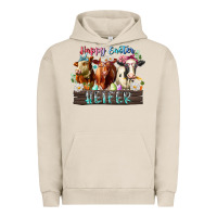 Pigment French Oak happy easter heifer Urban Hoodie - RacoonDesign