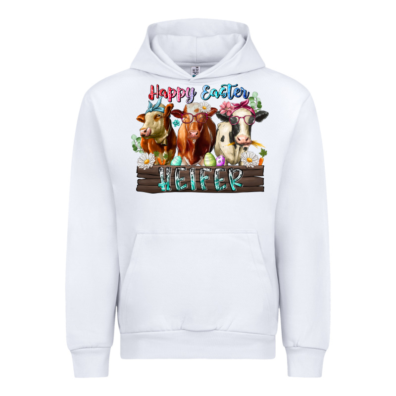 Happy Easter Heifer Urban Hoodie by RacoonDesign | Teevron