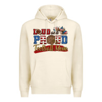 Tofu loud and proud football mom Premium Hoodie - HRA Design Shop