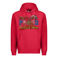 Cardinal loud and proud football mom Premium Hoodie - HRA Design Shop
