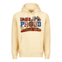Pina Colada loud and proud football mom Premium Hoodie - HRA Design Shop