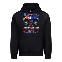 Black all american boy Urban Hoodie - HRA Design Shop