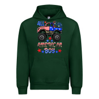 Forest Green all american boy Urban Hoodie - HRA Design Shop