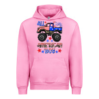 Fuchsia Pink all american boy Urban Hoodie - HRA Design Shop