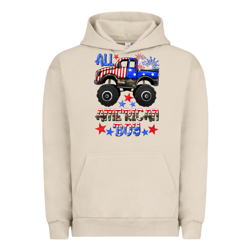 All American Boy Urban Hoodie by HRA Design Shop | Teevron