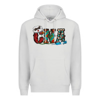 Dove Grey cna Premium Hoodie - CowhideDigitalArt