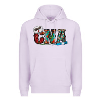 Lilac cna Premium Hoodie - CowhideDigitalArt