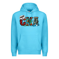 Ocean Blue cna Premium Hoodie - CowhideDigitalArt