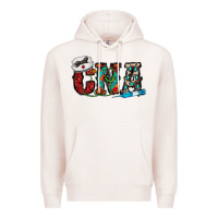 Pale Pink cna Premium Hoodie - CowhideDigitalArt