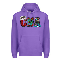 Purple cna Premium Hoodie - CowhideDigitalArt