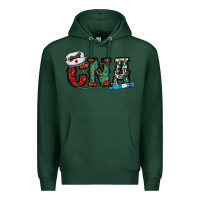 Sports Green cna Premium Hoodie - CowhideDigitalArt