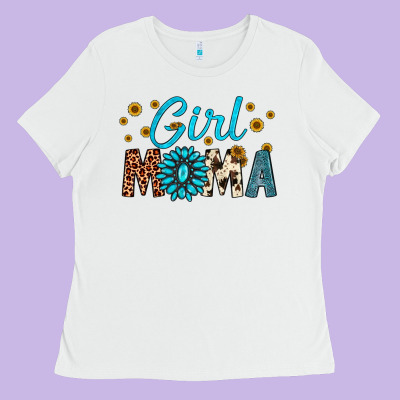 Girl Mama Ladies Tee Designed By Artiststas