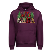 Mauve Wine jolly mama Urban Hoodie - FaDigitalArtStudio