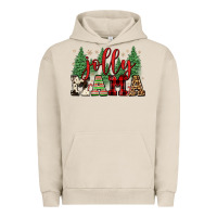 Pigment French Oak jolly mama Urban Hoodie - FaDigitalArtStudio