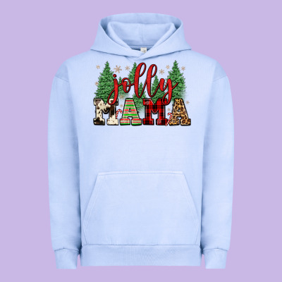 Jolly Mama Urban Hoodie Designed By Fadigitalartstudio