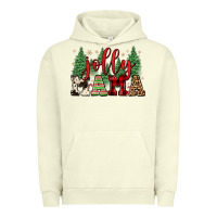 Pigment Pistachio jolly mama Urban Hoodie - FaDigitalArtStudio