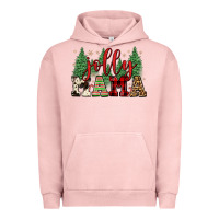 Pigment Salmon jolly mama Urban Hoodie - FaDigitalArtStudio