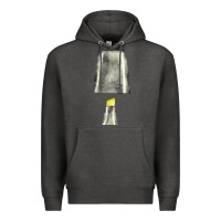 Charcoal Heather yellow highlighter pen fa element Premium Hoodie - FaDigitalArtStudio