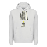 Dove Grey yellow highlighter pen fa element Premium Hoodie - FaDigitalArtStudio
