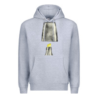 Heather Grey yellow highlighter pen fa element Premium Hoodie - FaDigitalArtStudio