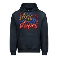 Navy stars and stripes Urban Hoodie - HRA Design Shop