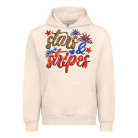 Sandshell stars and stripes Urban Hoodie - HRA Design Shop