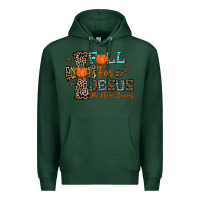 Sports Green fall for jesus he never leaves Premium Hoodie - CowhideDigitalArt