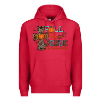 Cardinal fall for jesus he never leaves Premium Hoodie - CowhideDigitalArt