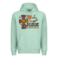 Seafoam fall for jesus he never leaves Premium Hoodie - CowhideDigitalArt