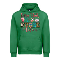 Emerald livin' that nurse life Urban Hoodie - FaDigitalArtStudio
