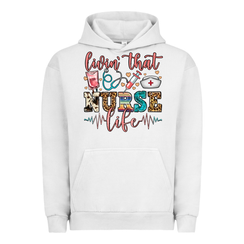 Livin' That Nurse Life Urban Hoodie by FaDigitalArtStudio | Teevron