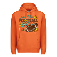 Carrot livin' that football mom life Premium Hoodie - HRA Design Shop